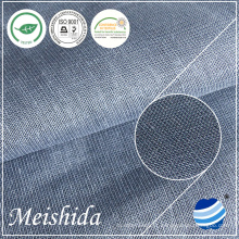 142 GSM Plain 100% tecido de linho para camisas masculinas tecido fornecedor de tecido para vestuário para venda